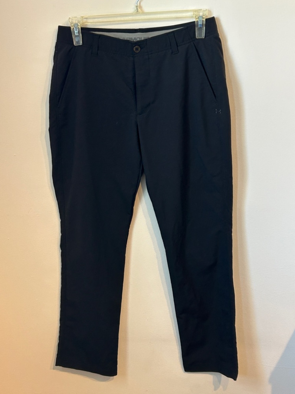 Under Armour Men's Match Play Golf Pants Black Straight Leg Style1342263 Stretch
